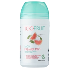 Дезодорант роликовый детский для чувствительной кожи без спирта "Грейпфрут-Мята" Toofruit