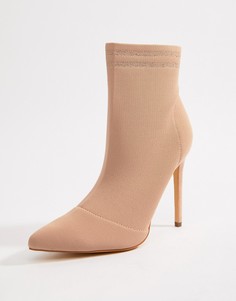 Ботильоны на каблуке Missguided - Розовый