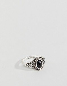 Броское кольцо с камнем Burton Menswear - Черный