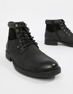 Черные ботинки с молнией New Look - Черный