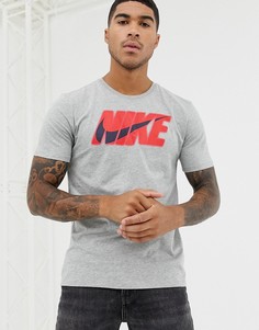 Серая футболка с логотипом Nike Retro AA6500-063 - Серый