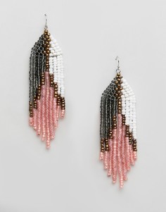 Серьги с подвеской STEVE MADDEN - Розовый