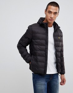 Черный легкий пуховик Lyle & Scott - Черный