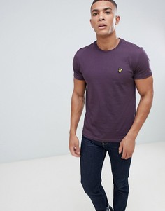 Сливовая футболка с логотипом Lyle & Scott - Фиолетовый