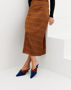 Бархатные мюли на каблуке-рюмочке Gestuz - Мульти