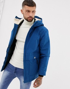 Синяя утепленная куртка Pull&Bear - Синий Pull&;Bear
