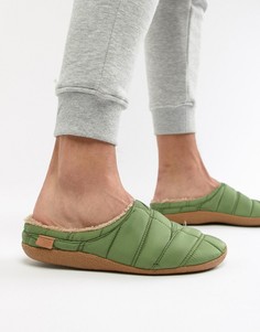 Зеленые стеганые слиперы TOMS Berkeley - Зеленый