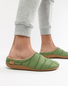 Зеленые стеганые слиперы TOMS Berkeley - Зеленый