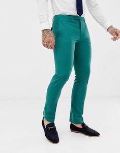Зеленые облегающие брюки Twisted Tailor - Зеленый