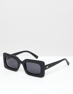 Черные квадратные солнцезащитные очки Le Specs Damn - Черный