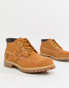 Коричневые ботинки чукка Timberland premium - Коричневый