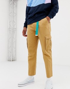 Светло-коричневые брюки карго COLLUSION - Коричневый