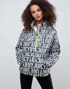 Дутая куртка с логотипом и короткой молнией Juicy By Juicy Couture - Мульти