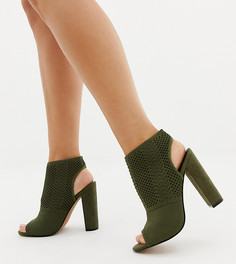 Туфли на каблуке для широкой стопы ASOS DESIGN Hissy - Зеленый