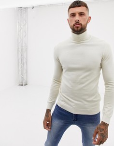 Фактурный джемпер кремового цвета Pull&Bear - Белый Pull&;Bear