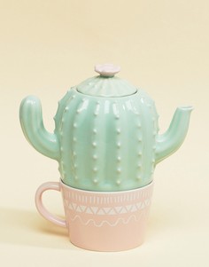 Набор из чайника в форме кактуса и чашки Sass & Belle - Мульти