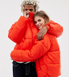 Красная дутая куртка COLLUSION Unisex - Красный