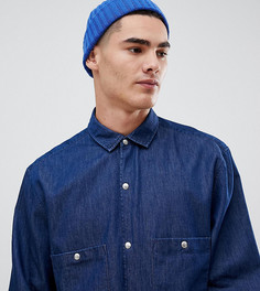 Джинсовая рубашка классического кроя с длинными рукавами Noak - Синий