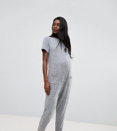 Мягкий комбинезон для дома с короткими рукавами ASOS DESIGN maternity - Серый