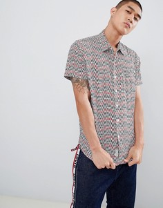 Рубашка с короткими рукавами и 1 карманом Levis Sunset Cloud Dancer - Синий