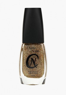 Лак для ногтей Chatte Noire №504 бежево-золотой с мультиголографическими блестками, 15 мл