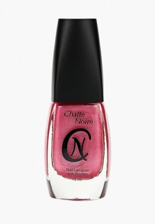 Лак для ногтей Chatte Noire "Мультихром" №602 фуксия с многоцветным перламутром 15 мл
