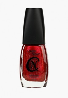 Лак для ногтей Chatte Noire "Glitter" №509 красный перламутр с мультиголограф. блестками 15 мл