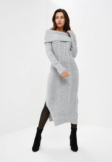 Платье LOST INK BARDOT CABLE MIDI DRESS