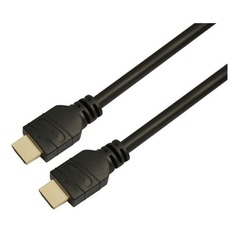 Кабель видео LAZSO WH-111, HDMI (m) - HDMI (m) , ver 2.0, 25м, GOLD черный Noname