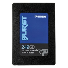 SSD накопитель PATRIOT Burst PBU240GS25SSDR 240Гб, 2.5&quot;, SATA III Патриот