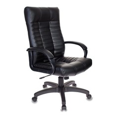 Кресло руководителя БЮРОКРАТ KB-10, на колесиках, искусственная кожа [kb-10/black]