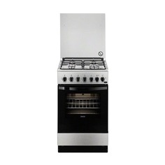 Газовая плита ZANUSSI ZCK9242G1X, электрическая духовка, нержавеющая сталь