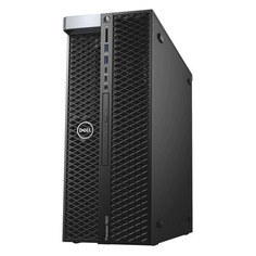 Рабочая станция DELL Precision T7820, Intel Xeon Silver 4110, DDR4 32Гб, 2Тб, 256Гб(SSD), NVIDIA Quadro P4000 - 8192 Мб, DVD-RW, Windows 7 Professional, черный [7820-0755]