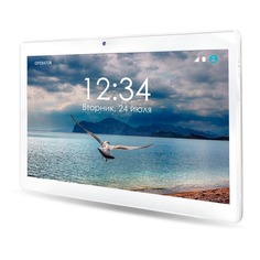 Планшет GINZZU GT-1045, 1GB, 8GB, 3G, Android 6.0 серебристый [00-00001107]