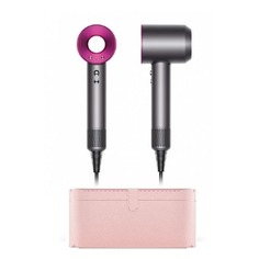 Фен DYSON HD01 Supersonic Pink Case, 1600Вт, фуксия и серебристый