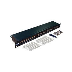 Патч-панель Lanmaster (TWT-PP24STP ) 19&quot; 1U 24xRJ45 кат.5e FTP