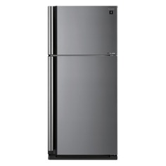 Холодильник SHARP SJ-XE55PMSL, двухкамерный, серебристый