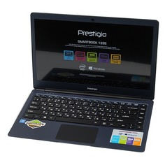 Ноутбук PRESTIGIO SmartBook 133S, 13.3&quot;, Intel Celeron N3350 1.1ГГц, 4Гб, 32Гб eMMC, Intel HD Graphics 500, Windows 10 Home, PSB133S01CFH_BB_CIS, темно-синий