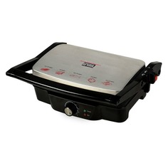 Электрогриль GFGRIL GF-025 PANINI-GRILL, серебристый и черный