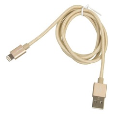 Кабель SMARTERRA Lightning (m) - USB A(m), 1.0м, золотистый [stral002mgd]
