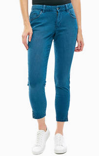 Бирюзовые джинсы с металлической отделкой Shape Super Skinny S.Oliver