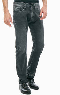 Серые джинсы с потертостями Newbill Replay