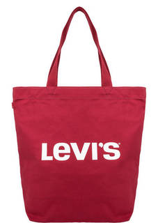 Вместительная сумка из хлопка с принтом Levis