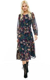 Платье средней длины с цветочным принтом More &; More