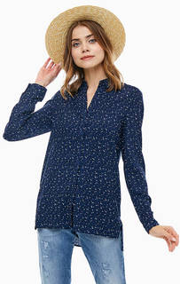 Туника-рубашка из вискозы с цветочным принтом Ichi