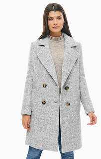 Двубортное пальто с высоким содержанием шерсти Lerros
