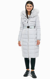 Длинный зимний пуховик с капюшоном Guess