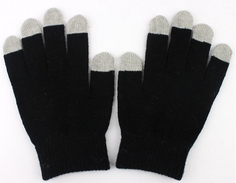Теплые перчатки для сенсорных дисплеев GlobusGPS GL-SM1 р.UNI Black