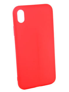 Аксессуар Чехол Gurdini Matte Silicone 0.3mm для APPLE iPhone XR 6.1 Red 906929
