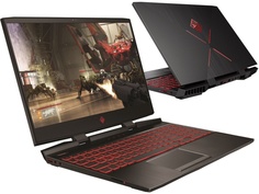 Ноутбук HP Omen 15-dc0024ur 4GW24EA Shadow Black (Intel Core i7-8750H 2.2 GHz/12288Mb/1000Gb + 128Gb SSD/No ODD/nVidia GeForce GTX 1050 Ti 4096Mb/Wi-Fi/Bluetooth/Cam/15.6/1920x1080/DOS)